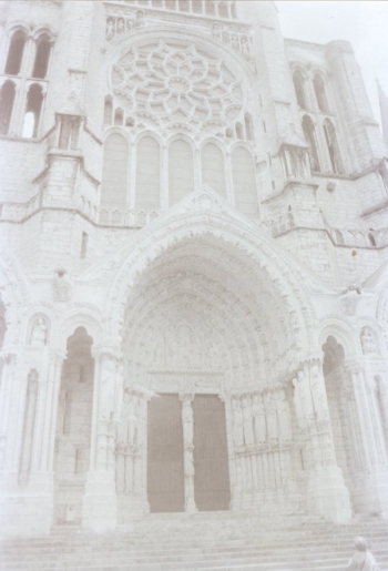 Chartres North porch || Source - Jeff Drouin, 6 July 2004