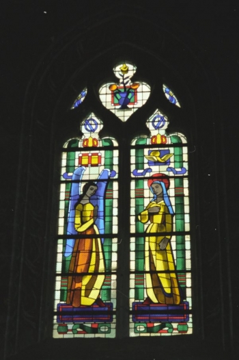 Stained glass, Église St.-Jacques, Illiers-Combray || Source - Jeff Drouin, 7 July 2004