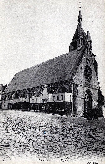 Église Saint-Jacques, Illiers-Combray || Source: http://www.marcel-proust-gesellschaft.de/cpa/illiers-pics.html