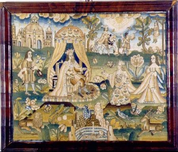 Coronotion of Queen Esther (Tapestry) || Source - N/A