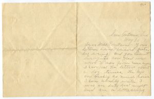 Scanned image of a handwritten letter dated San Antonio TX, May 20, 98
